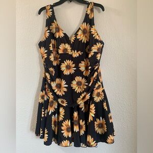 Sunflower Plus Sized Bathing Suit